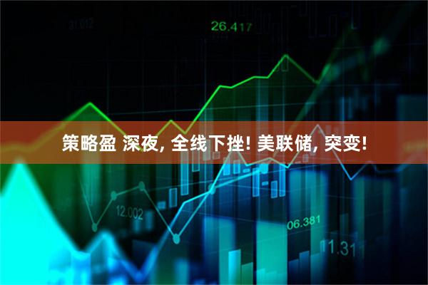 策略盈 深夜, 全线下挫! 美联储, 突变!