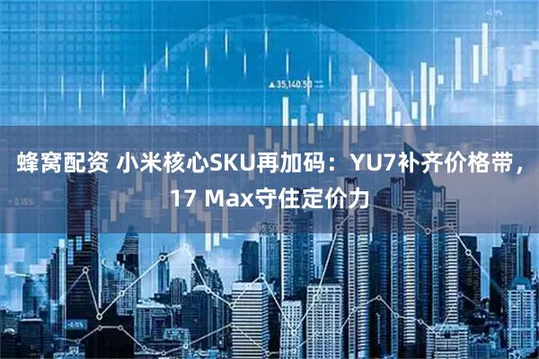 蜂窝配资 小米核心SKU再加码：YU7补齐价格带，17 Max守住定价力